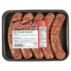 Rinaldi Hot Italian Sausage - 20 oz, 5-4 oz Links