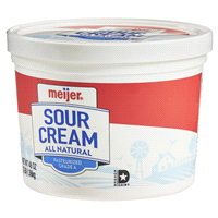 slide 29 of 29, Meijer Sour Cream All Natural, 48 oz