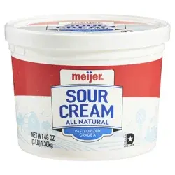 Meijer Sour Cream All Natural