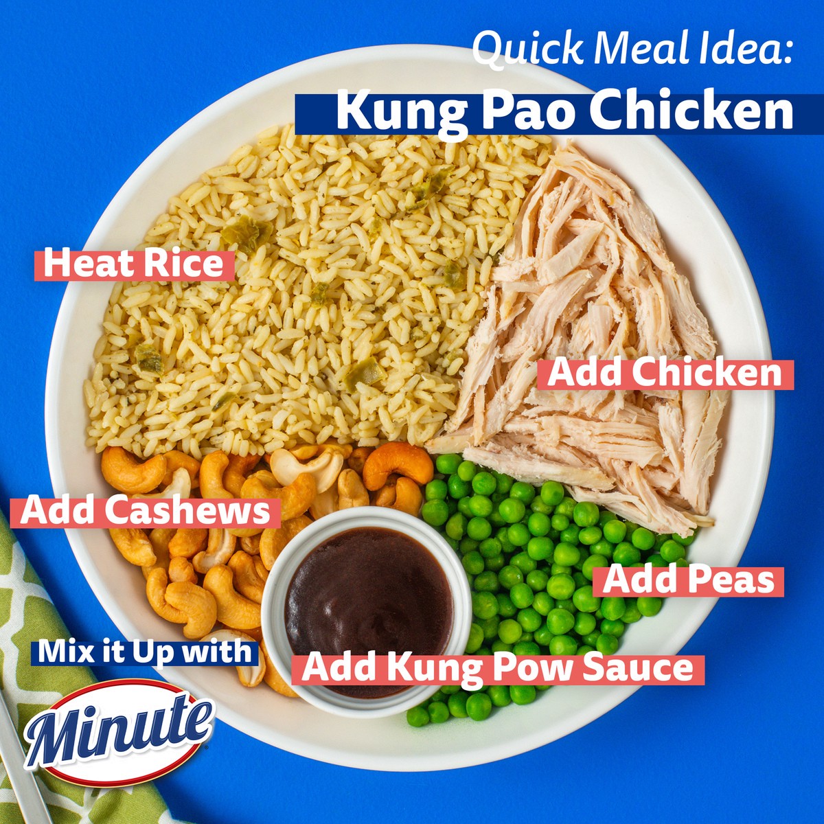 slide 6 of 7, Minute Rice, Jalapeno, Mild, 8.8 Ounce, 8.8 oz