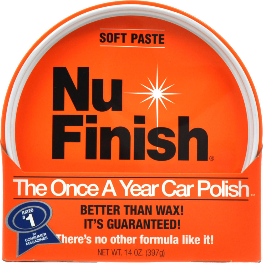 slide 1 of 1, Nu Finish The Once A Year Car Polish - Soft Paste, 14 oz