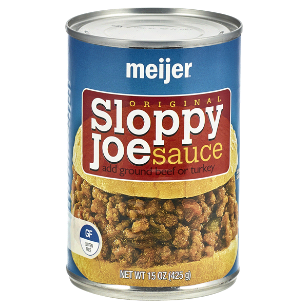 slide 1 of 4, Meijer Sloppy Joe Sauce, 15 oz