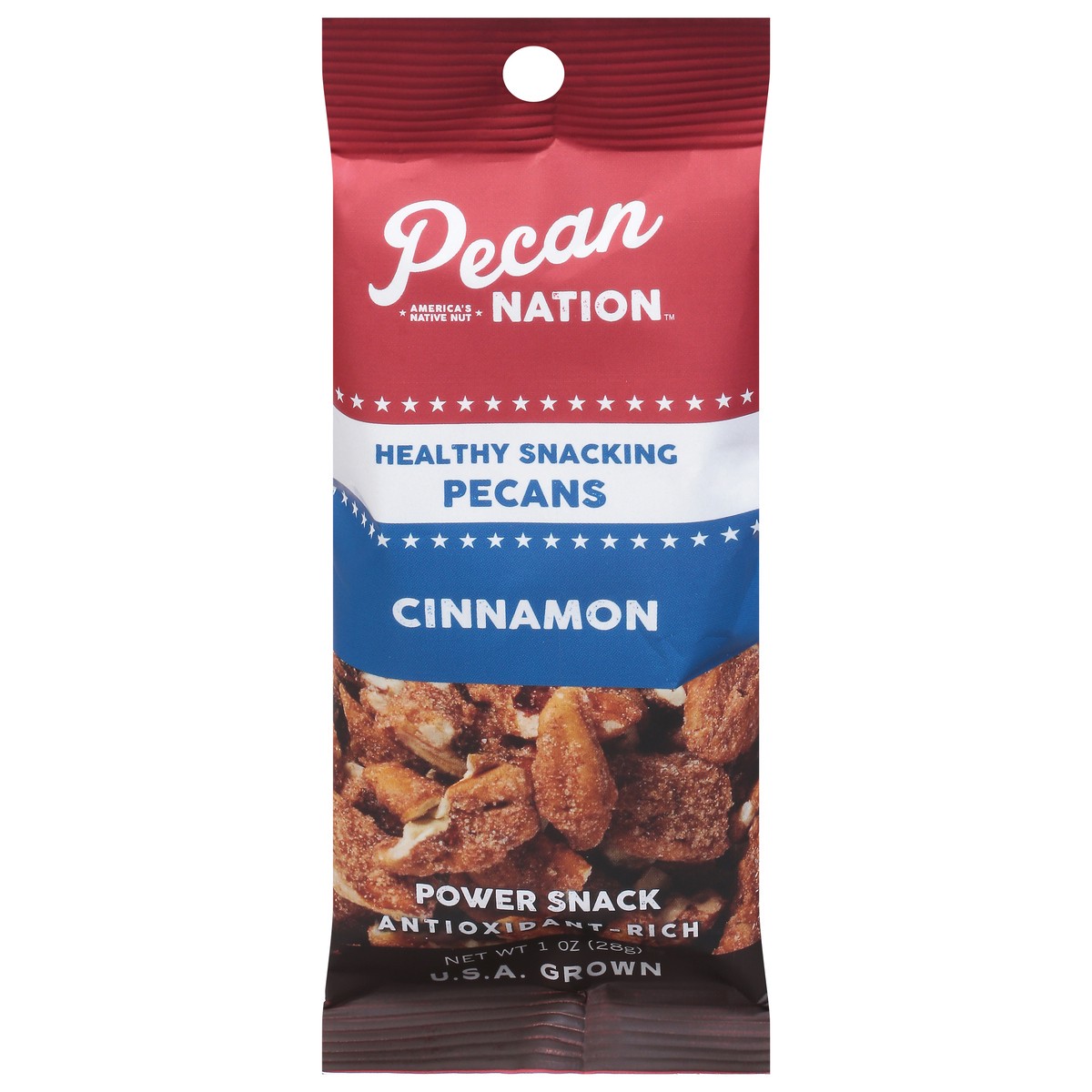 slide 9 of 11, Pecan Nation Cinnamon Snacking Pecan Pieces, 1 ct