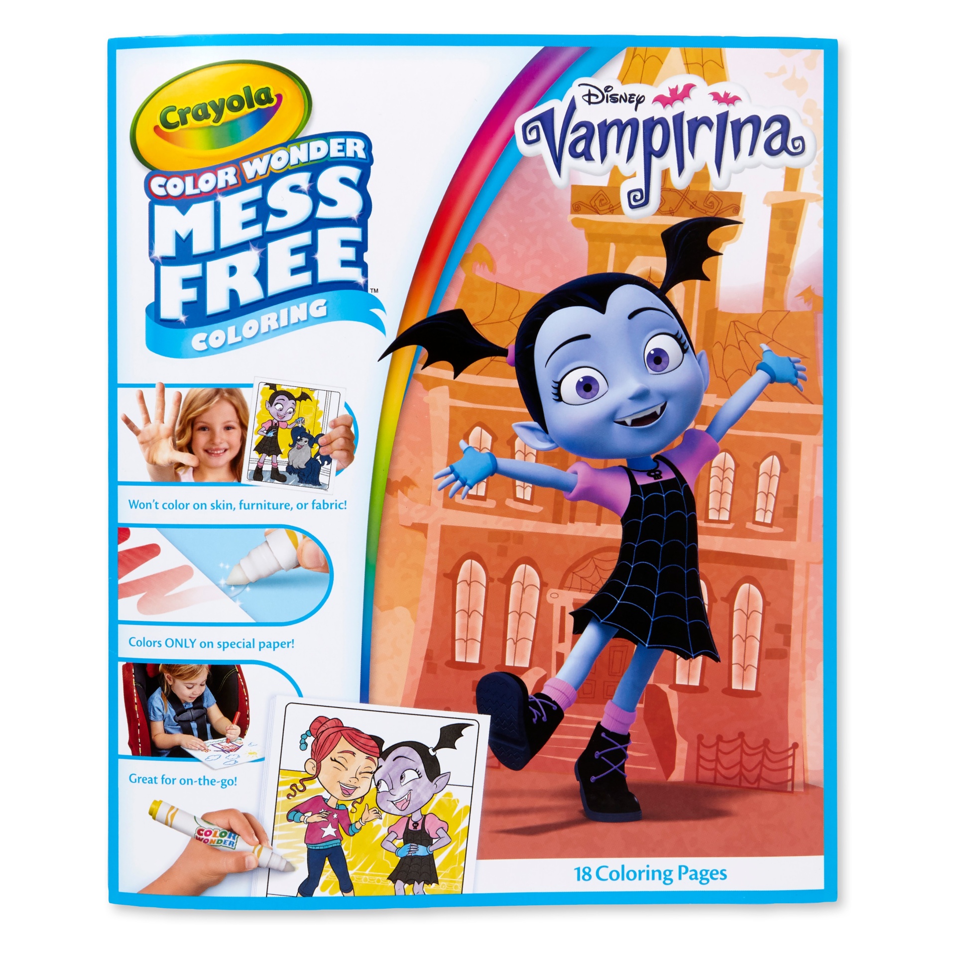 slide 1 of 1, Crayola Color Wonder Mess Free Vampirina Coloring Pad, 18 ct