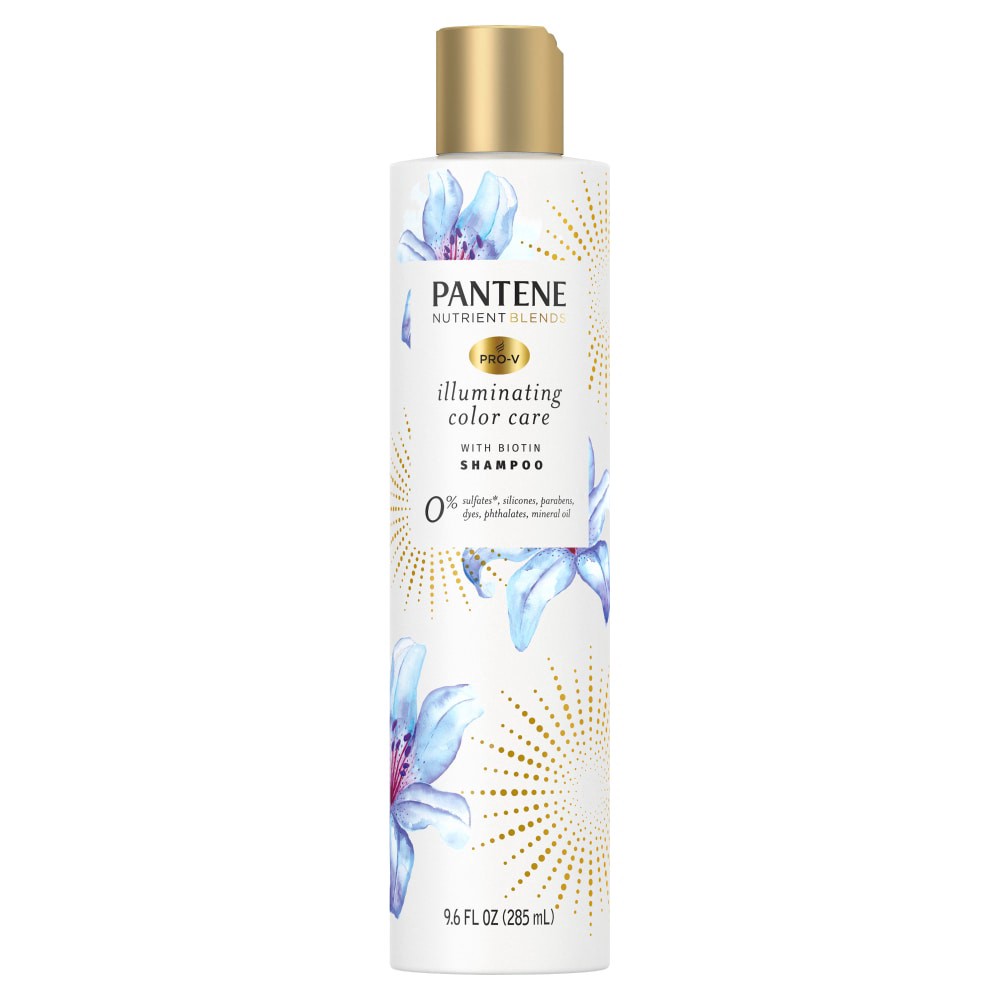 slide 1 of 1, Pantene Nutrient Blends Illuminating Color Care Shampoo, 9.6 fl oz