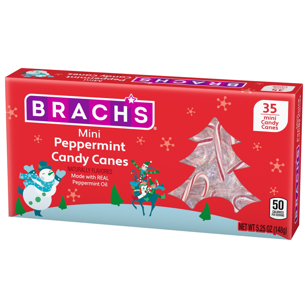 slide 7 of 13, BRACH'S 02345 156202 Mini Canes CTN Holiday 35ct 2022-83-8_609025 Holiday, 35 ct