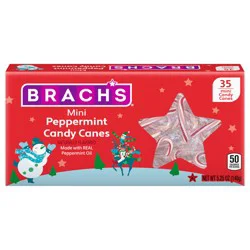Brach's Mini Peppermint Candy Canes 35 ea