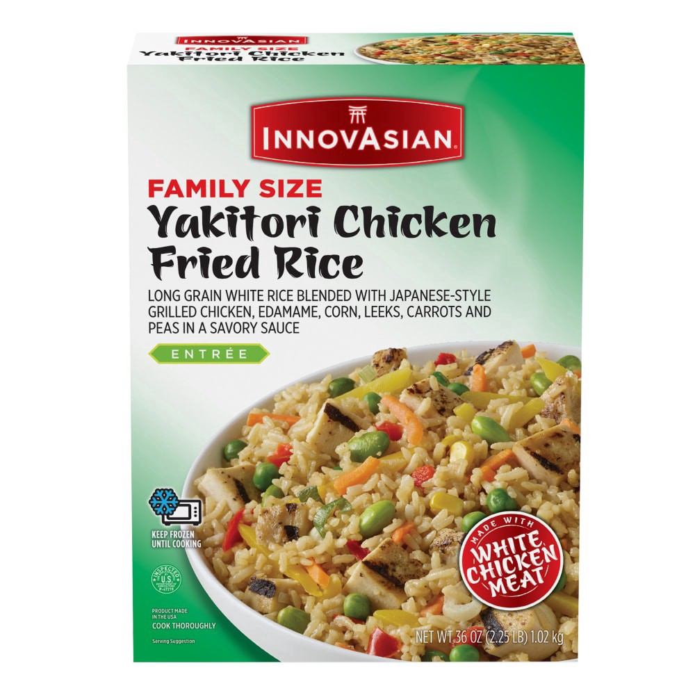 slide 2 of 4, InnovAsian Yakitori Chicken Fried Rice Meal, 36 oz (Frozen), 36 oz