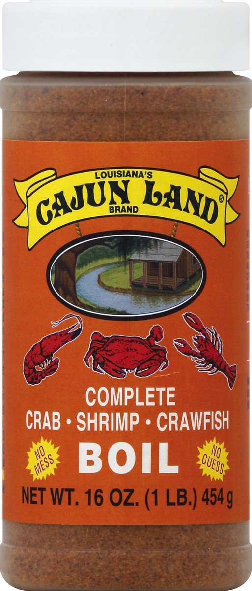 slide 1 of 3, Cajun Land Crab/Shrimp/Crawfish Boil 16 oz, 16 oz