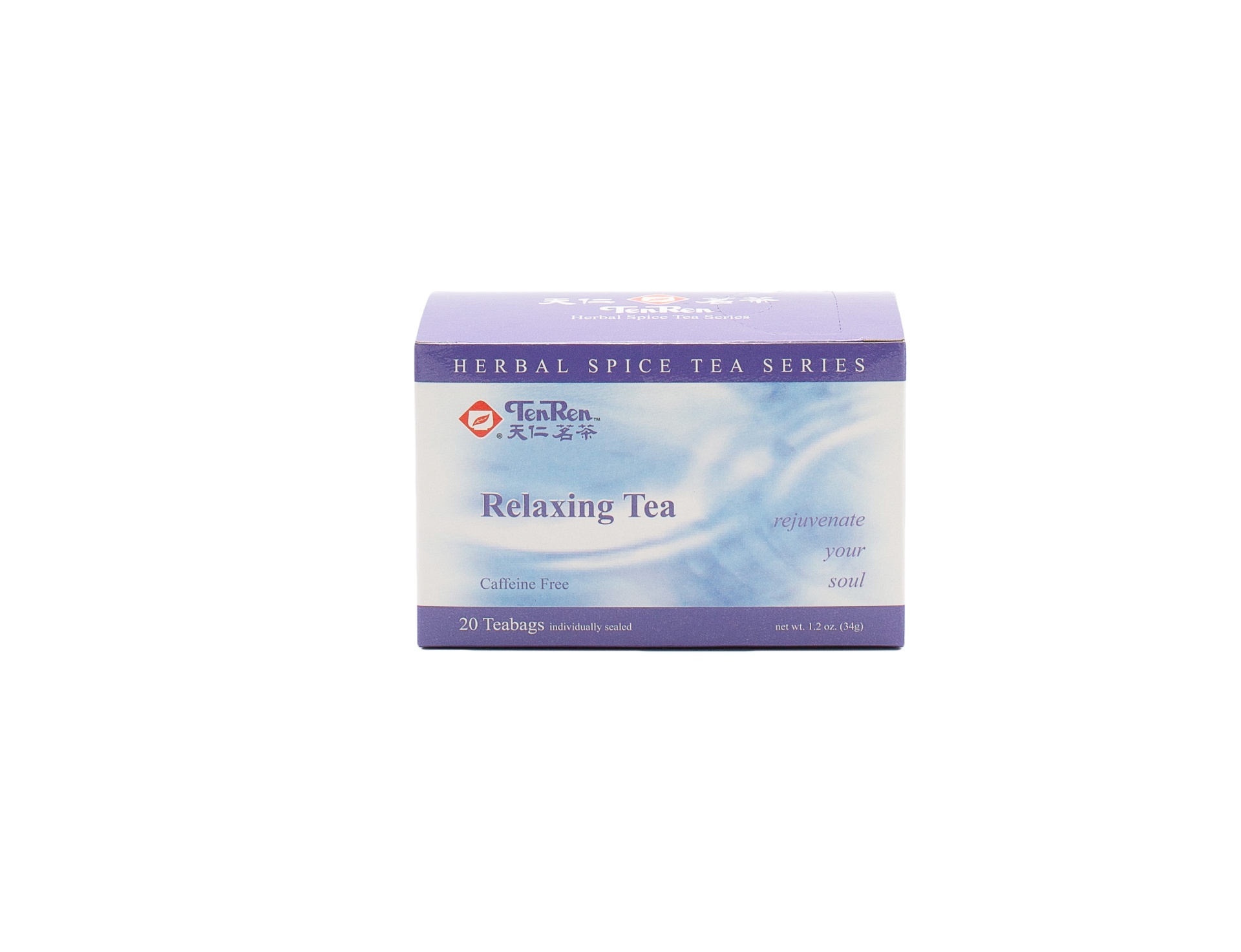 slide 1 of 1, Ten Ren Relaxing Tea-box, 20 ct