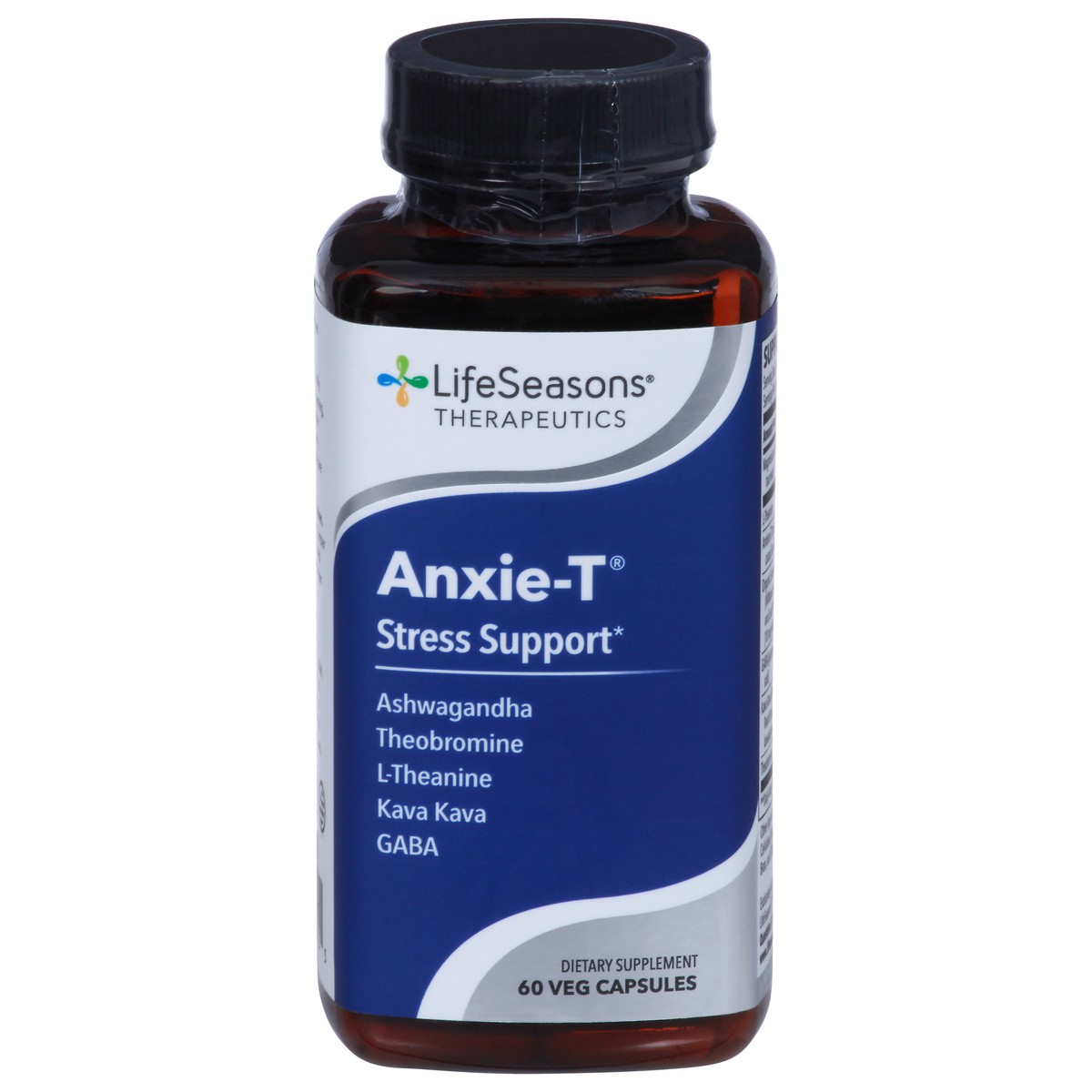 slide 1 of 1, LifeSeasons Anxie-T Stress Support 60 Veg Capsules, 60 ct