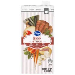 Kroger Fat Free Beef Broth