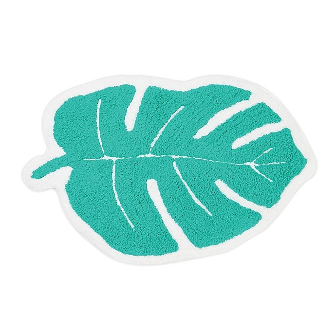 slide 1 of 1, Marmalade Cotton Bath Rug - Leaf Green, 1 ct