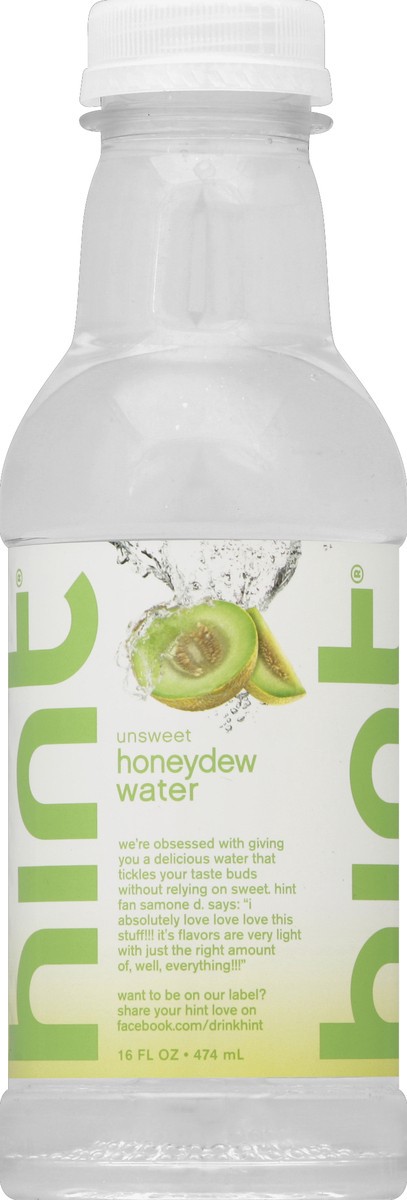 slide 3 of 4, hint Honeydew Hibiscus Flavored Water - 16 fl oz, 16 fl oz