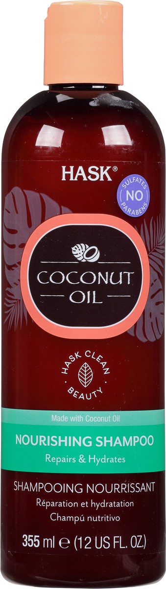 slide 6 of 13, Hask Nourishing Coconut Oil Shampoo 12 fl oz, 12 fl oz