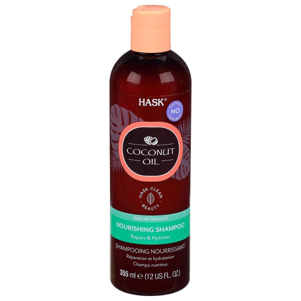 slide 12 of 13, Hask Nourishing Coconut Oil Shampoo 12 fl oz, 12 fl oz