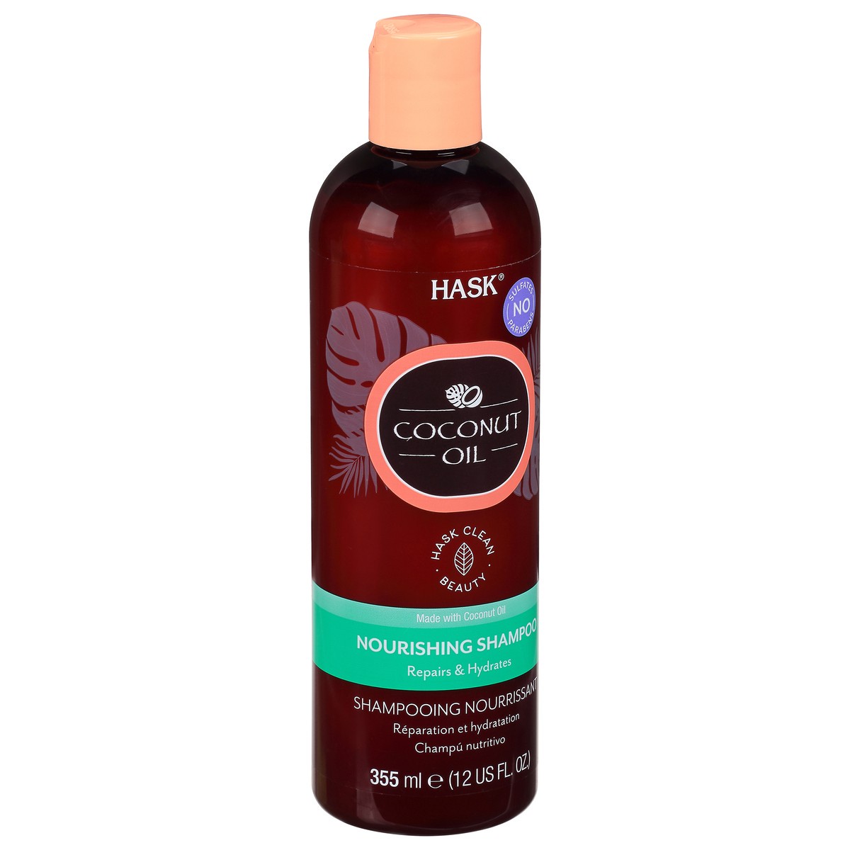 slide 8 of 13, Hask Nourishing Coconut Oil Shampoo 12 fl oz, 12 fl oz