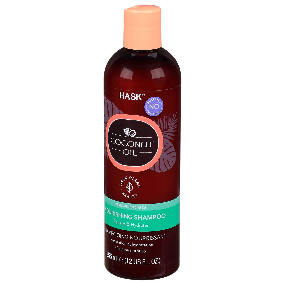 slide 13 of 13, Hask Nourishing Coconut Oil Shampoo 12 fl oz, 12 fl oz