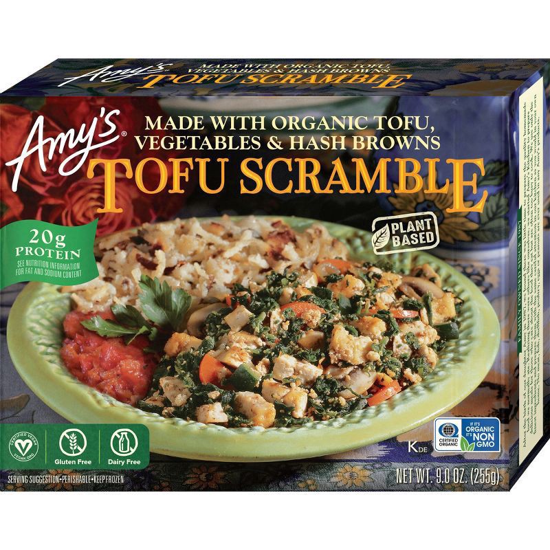 slide 1 of 7, Amy's Tofu Scramble, 9 oz