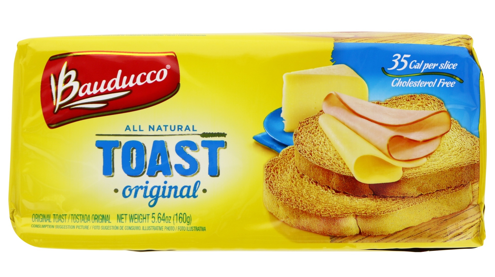 slide 1 of 5, Bauducco Toast Original, 5.82 oz