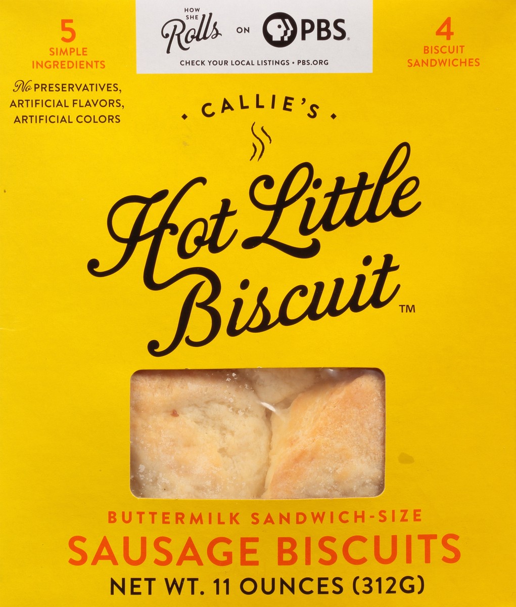 slide 8 of 12, Callie's Hot Little Biscuit Sausage Biscuits 4 ea, 4 ct