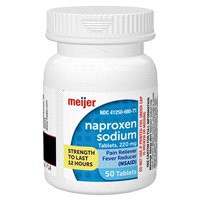 slide 7 of 29, Meijer Naproxen Sodium Tablets, Pain Reliever and Fever Reducer, All Day Pain Relief, 220 mg, 50 ct