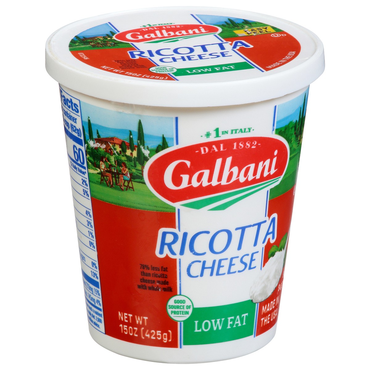 slide 4 of 12, Galbani Low Fat Ricotta Cheese 15 oz, 15 oz