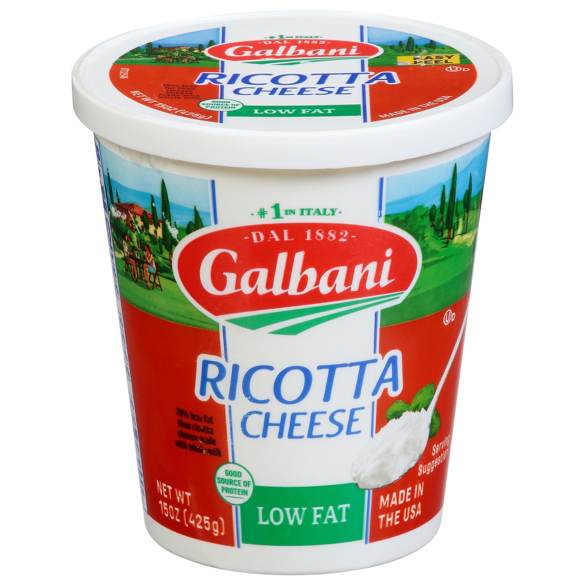 slide 1 of 1, Galbani Low Fat Ricotta Cheese 15 oz, 15 oz