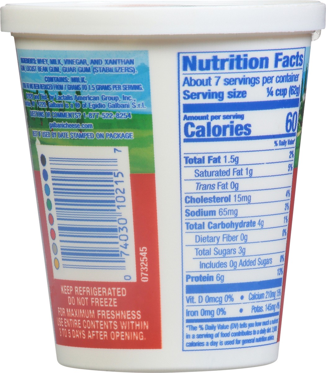 slide 10 of 12, Galbani Low Fat Ricotta Cheese 15 oz, 15 oz