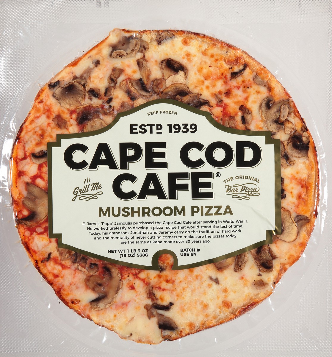 slide 1 of 9, Cape Cod Cafe Mushroom Pizza 19 oz, 19 oz