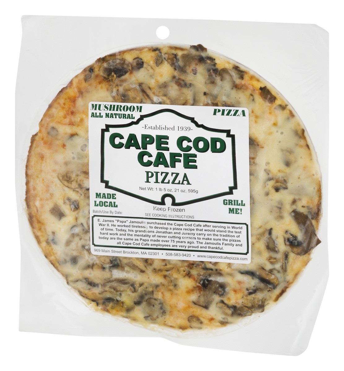 slide 4 of 9, Cape Cod Cafe Mushroom Pizza 19 oz, 19 oz