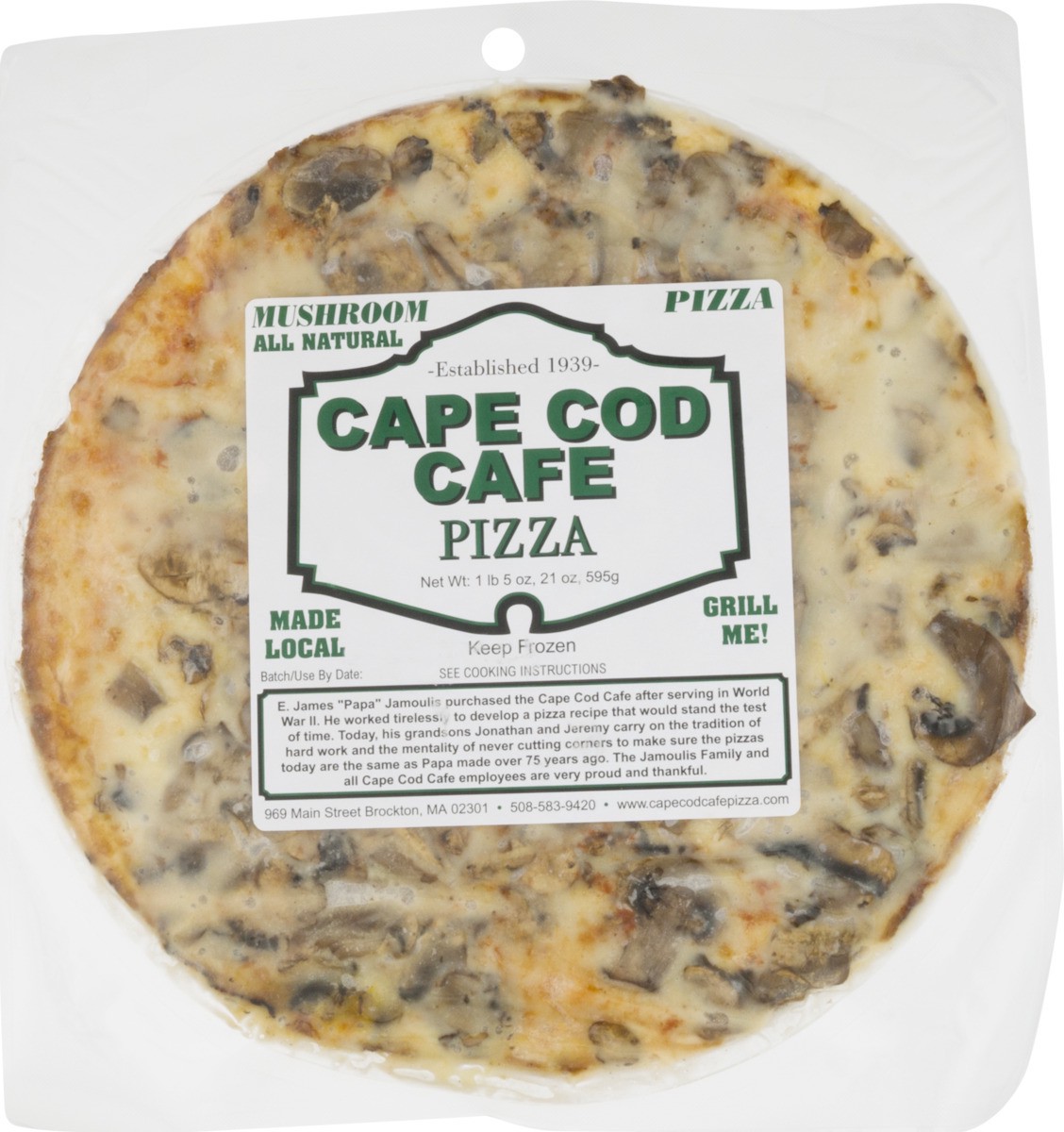 slide 8 of 9, Cape Cod Cafe Mushroom Pizza 19 oz, 19 oz