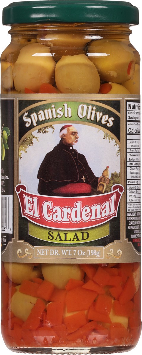 slide 9 of 11, El Cardenal Spanish Olives Salad 7 oz, 7 oz