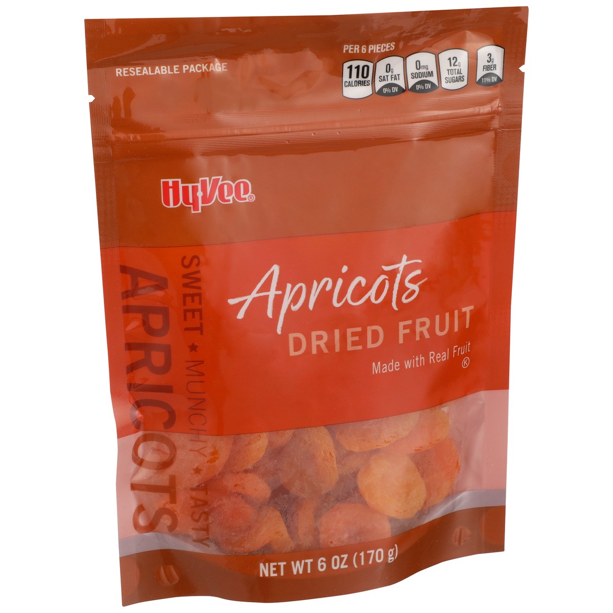 slide 3 of 8, Hy-vee Apricots Dried Fruit, 6 oz