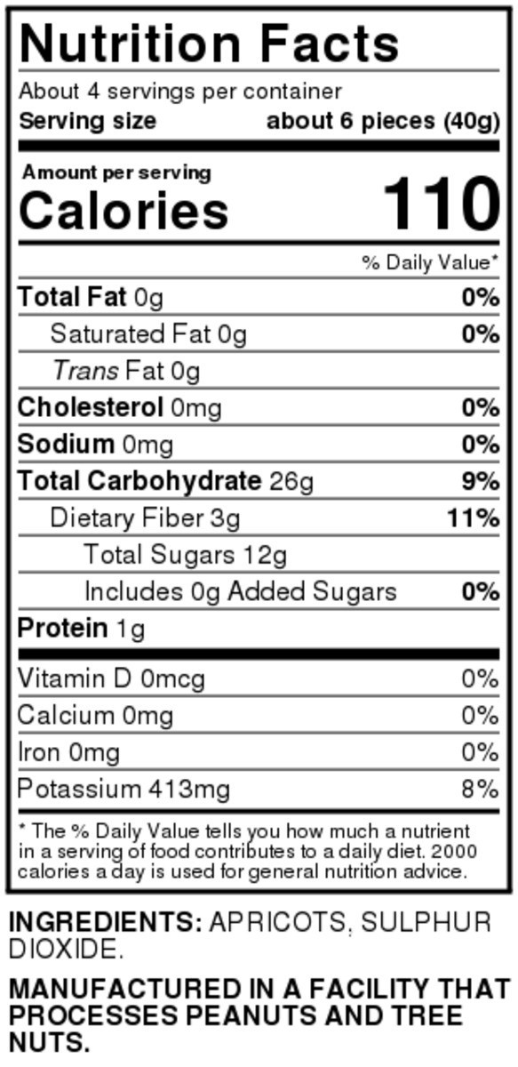 slide 8 of 8, Hy-vee Apricots Dried Fruit, 6 oz