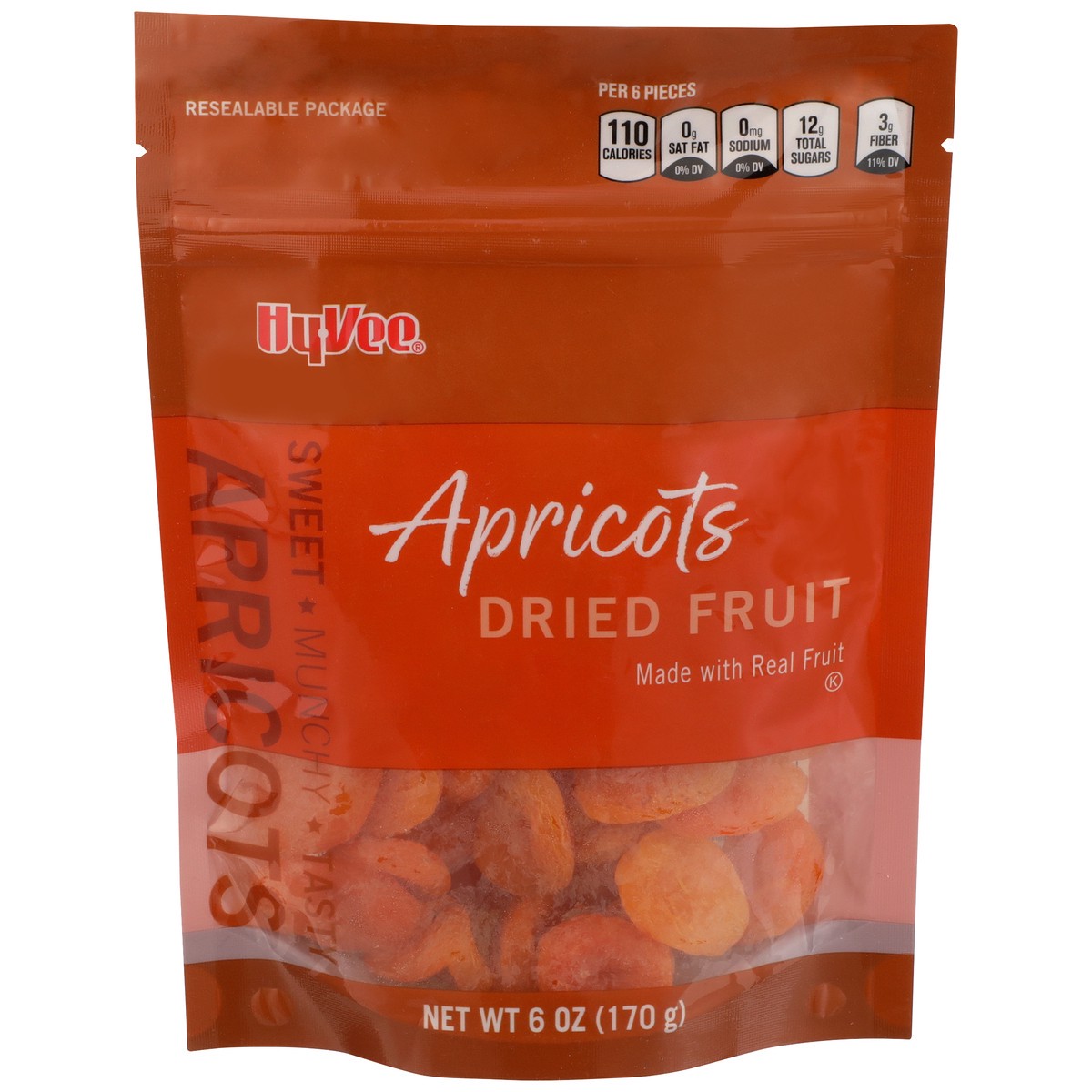 slide 1 of 8, Hy-vee Apricots Dried Fruit, 6 oz