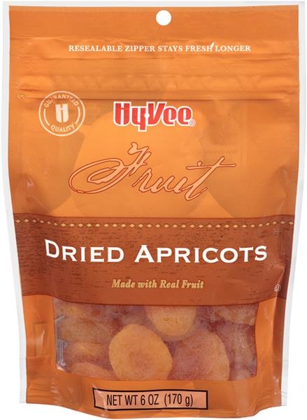 slide 1 of 1, Hy-vee Apricots Dried Fruit, 6 oz