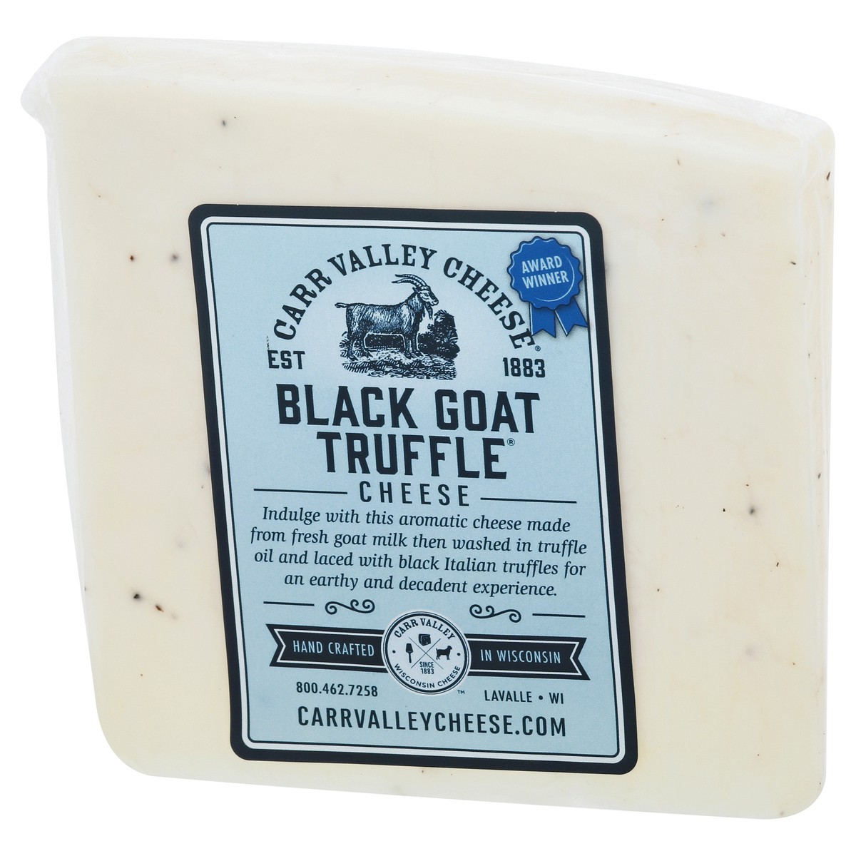 slide 2 of 9, Carr Valley Cheese Black Goat Truffle Cheese 5 oz, 5 oz