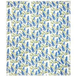 Destination Holiday Texas Bluebonnet Print Throw Blanket