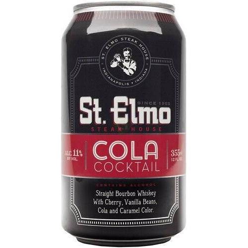 slide 1 of 1, St. Elmo Steak House Cola Cocktail- 4 ct; 355 ml, 4 ct; 355 ml