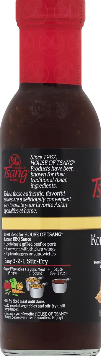 slide 6 of 6, House of Tsang Korean BBQ Stir-Fry Sauce 11.5 oz, 