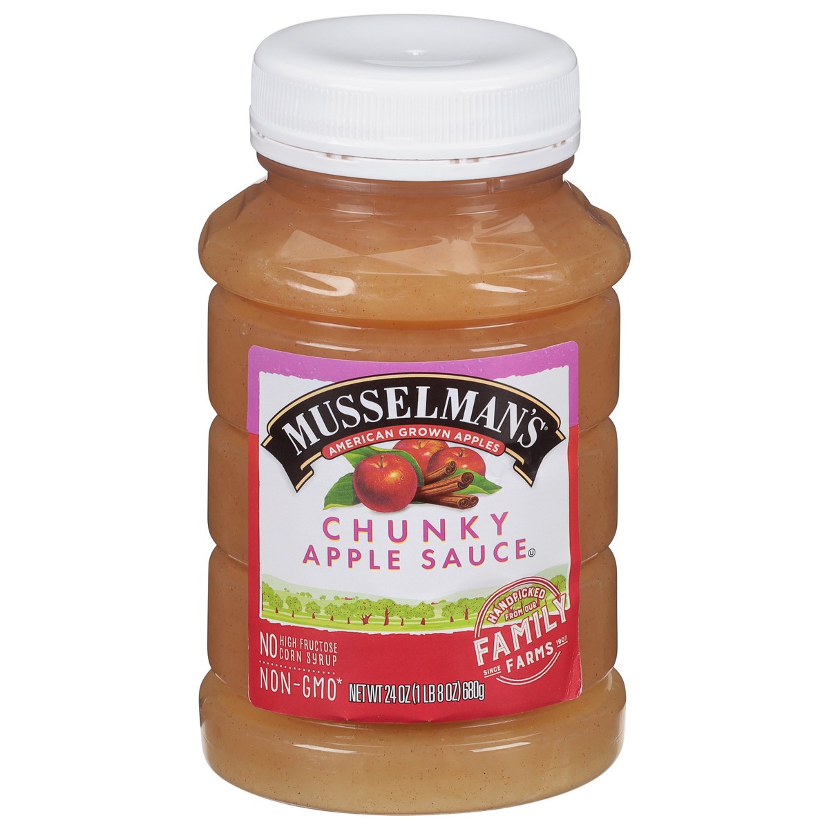 slide 9 of 13, Musselman's Chunky Applesauce, 24 oz