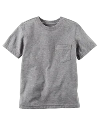 Carter's Toddler Pocket Tee Grey 5T