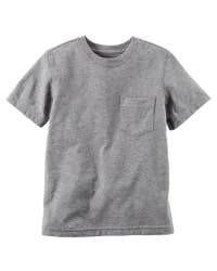 Carter's Toddler Pocket Tee Grey 5T