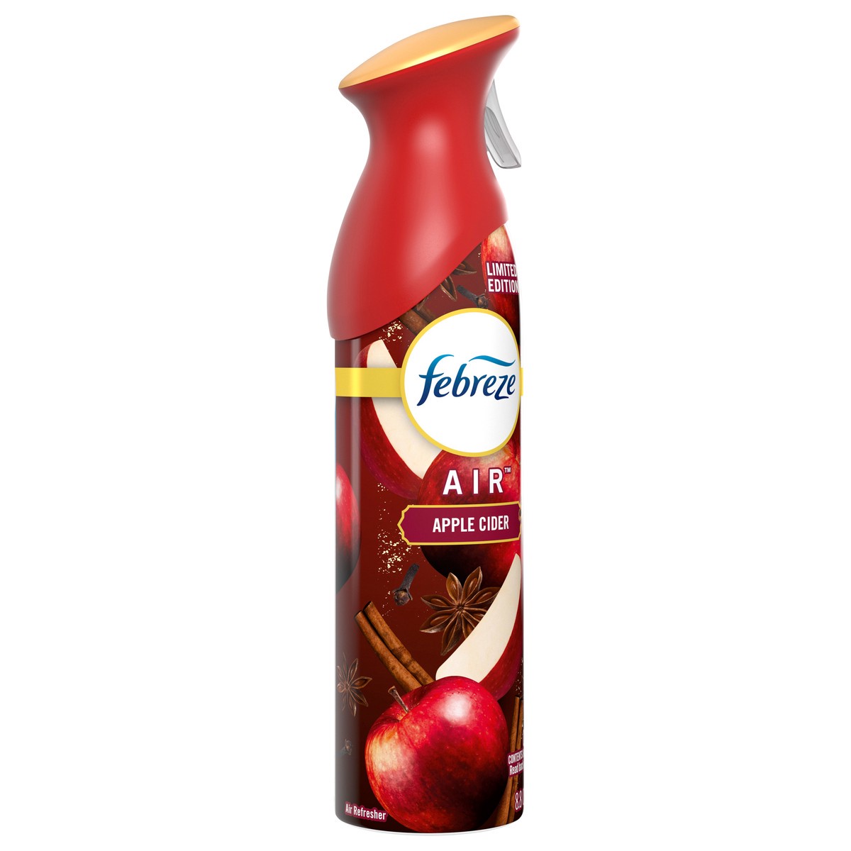 slide 3 of 4, Febreze Air Freshener Spray, Odor-Fighting Room Spray,Baked Cinnamon Apples Scent, 8.8oz, 1 Count, 8.8 oz