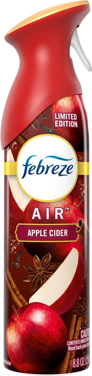 slide 4 of 4, Febreze Air Freshener Spray, Odor-Fighting Room Spray,Baked Cinnamon Apples Scent, 8.8oz, 1 Count, 8.8 oz