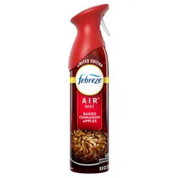 Febreze Air Freshener Spray, Odor-Fighting Room Spray,Baked Cinnamon Apples Scent, 8.8oz, 1 Count