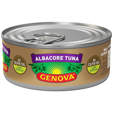 slide 1 of 1, Genova Albacore Olive Oil Ls - 5 Oz, 5 oz
