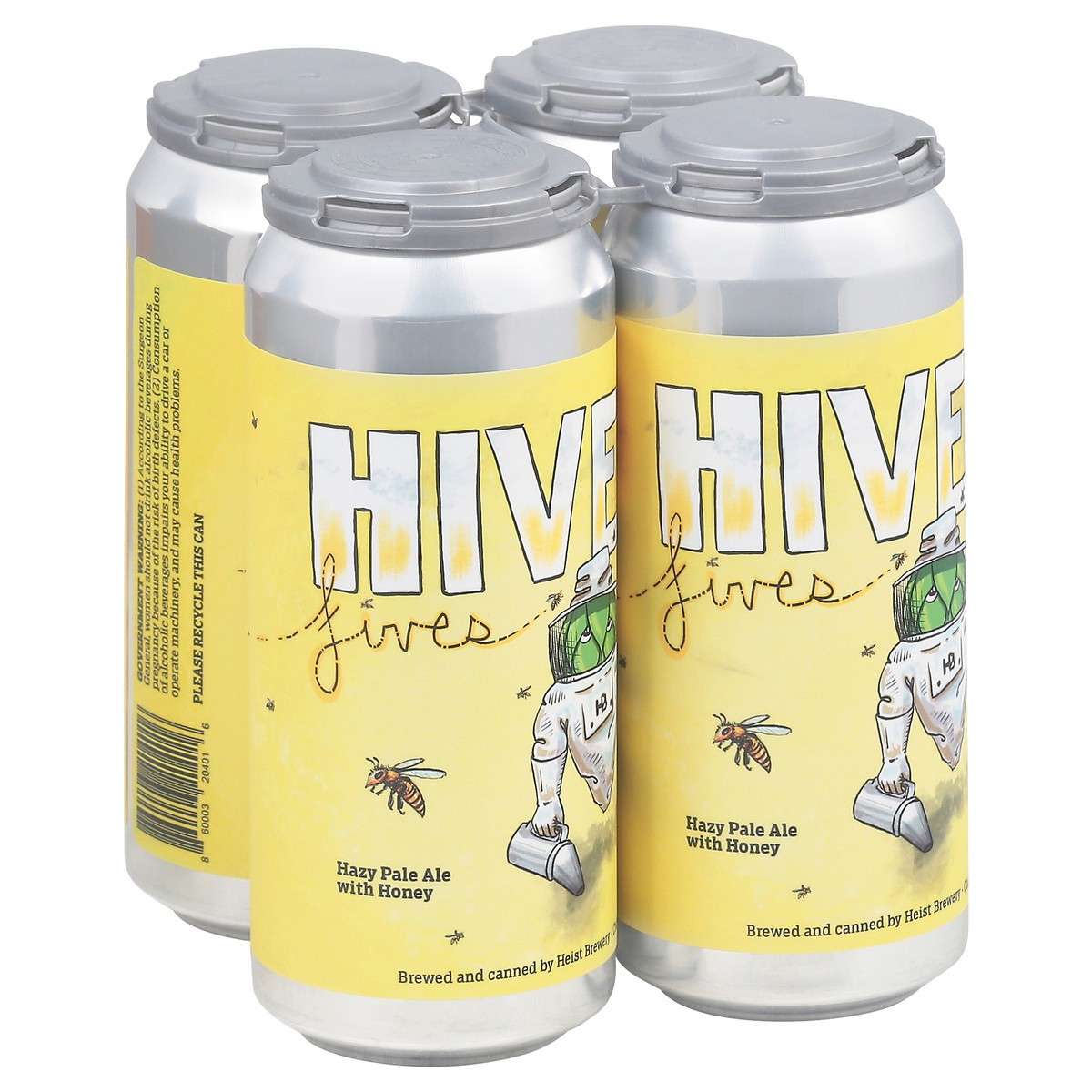 slide 9 of 9, Heist Brewery Hive Lives Beer Can 4 - 16 fl oz Cans, 4 ct
