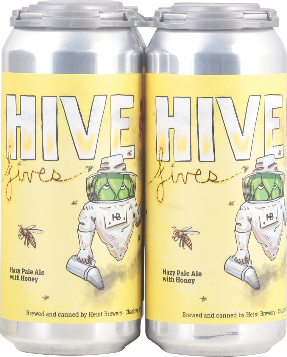 slide 7 of 9, Heist Brewery Hive Lives Beer Can 4 - 16 fl oz Cans, 4 ct